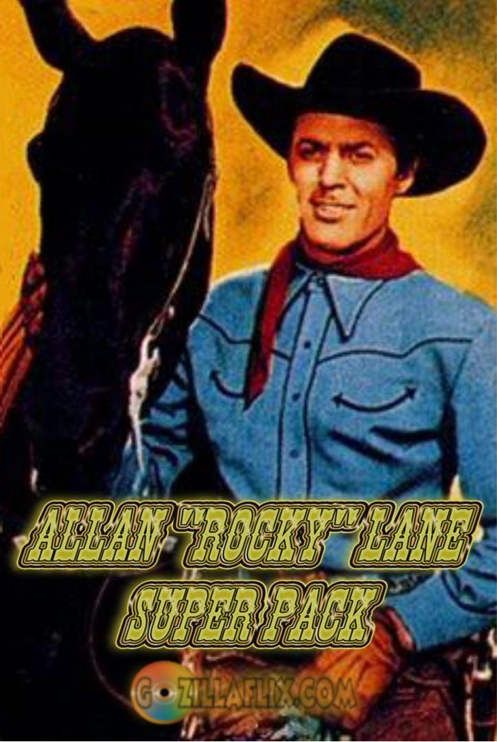 Allan "Rocky" Lane Super Pack 11 DVD ~ 51 Great Westerns